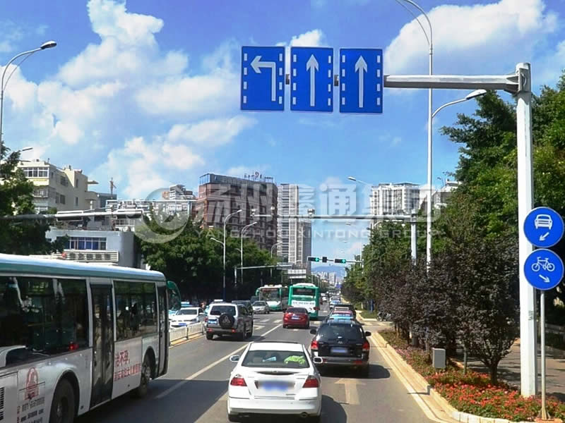 BZG-007，交通標志桿，分道標志桿