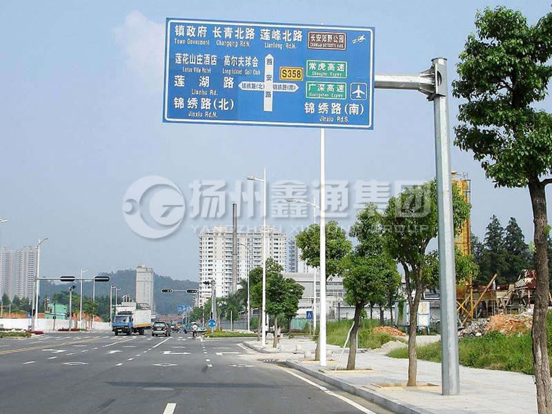 BZG-008，交通標志桿，八棱交通標志桿