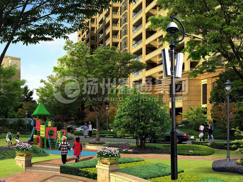 DJG-027，電子警察桿，小區(qū)監(jiān)控桿