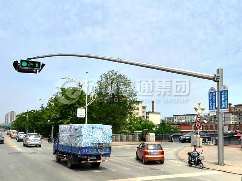 XHDG-048，吊籠式信號燈桿，吉林信號燈桿